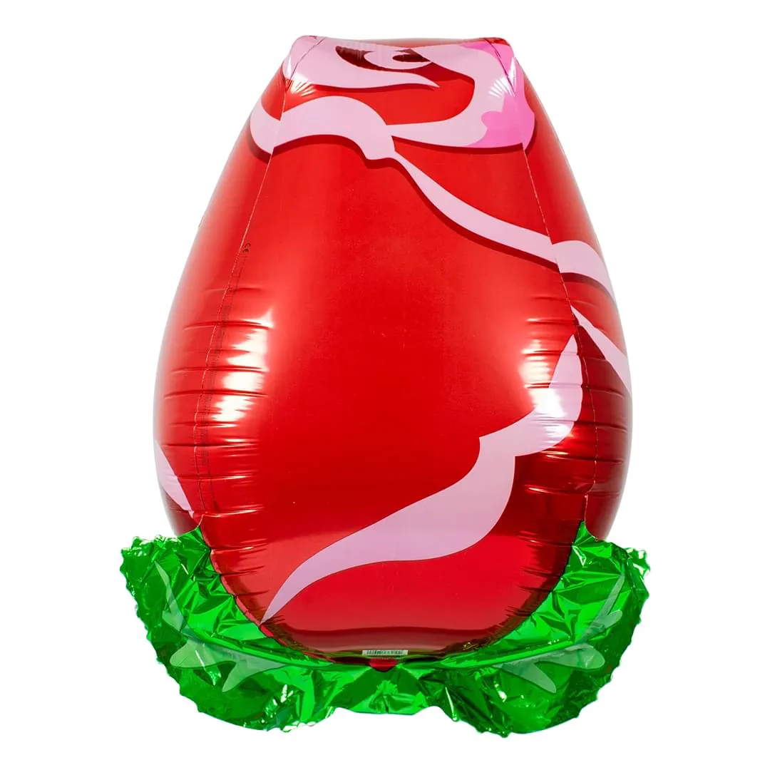 Qualatex 3D Rose Bud 33" Supershape Foil Balloon (1)