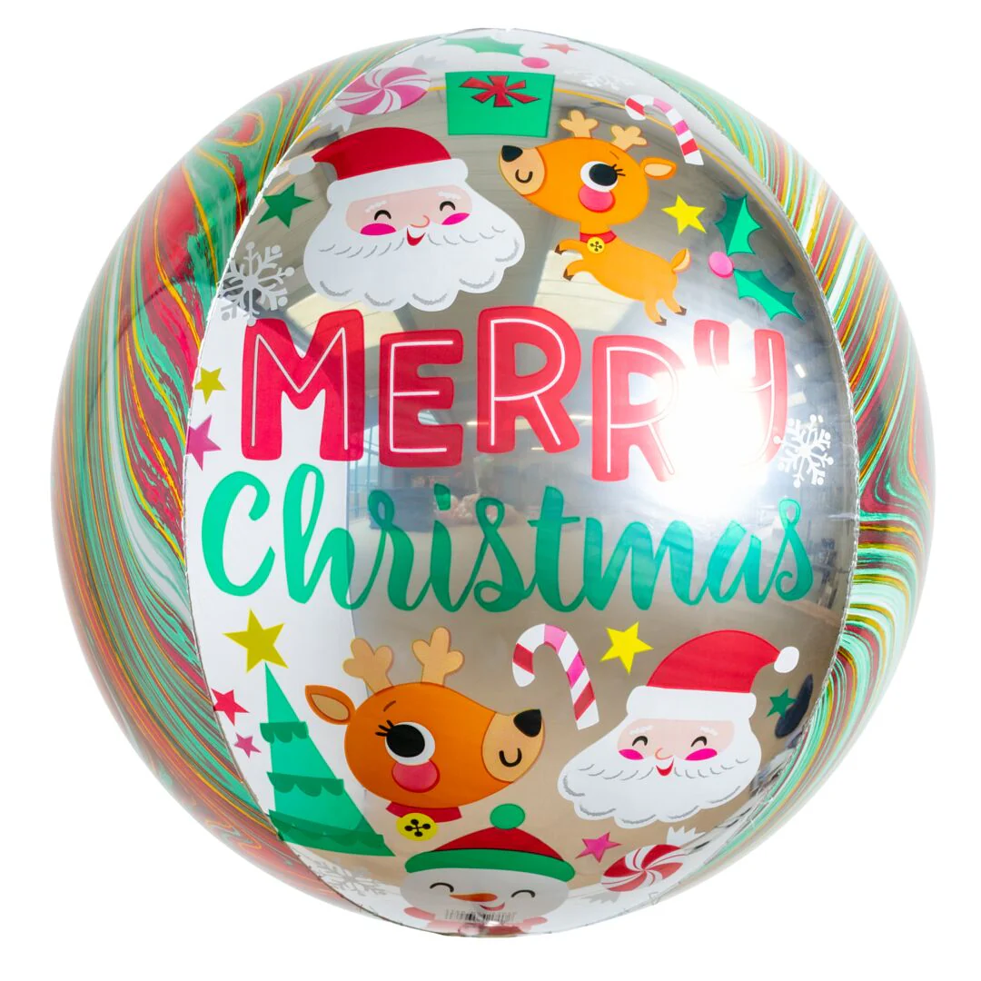 Anagram Adorable Christmas Buddies 15" Orbz Foil Balloon (1)