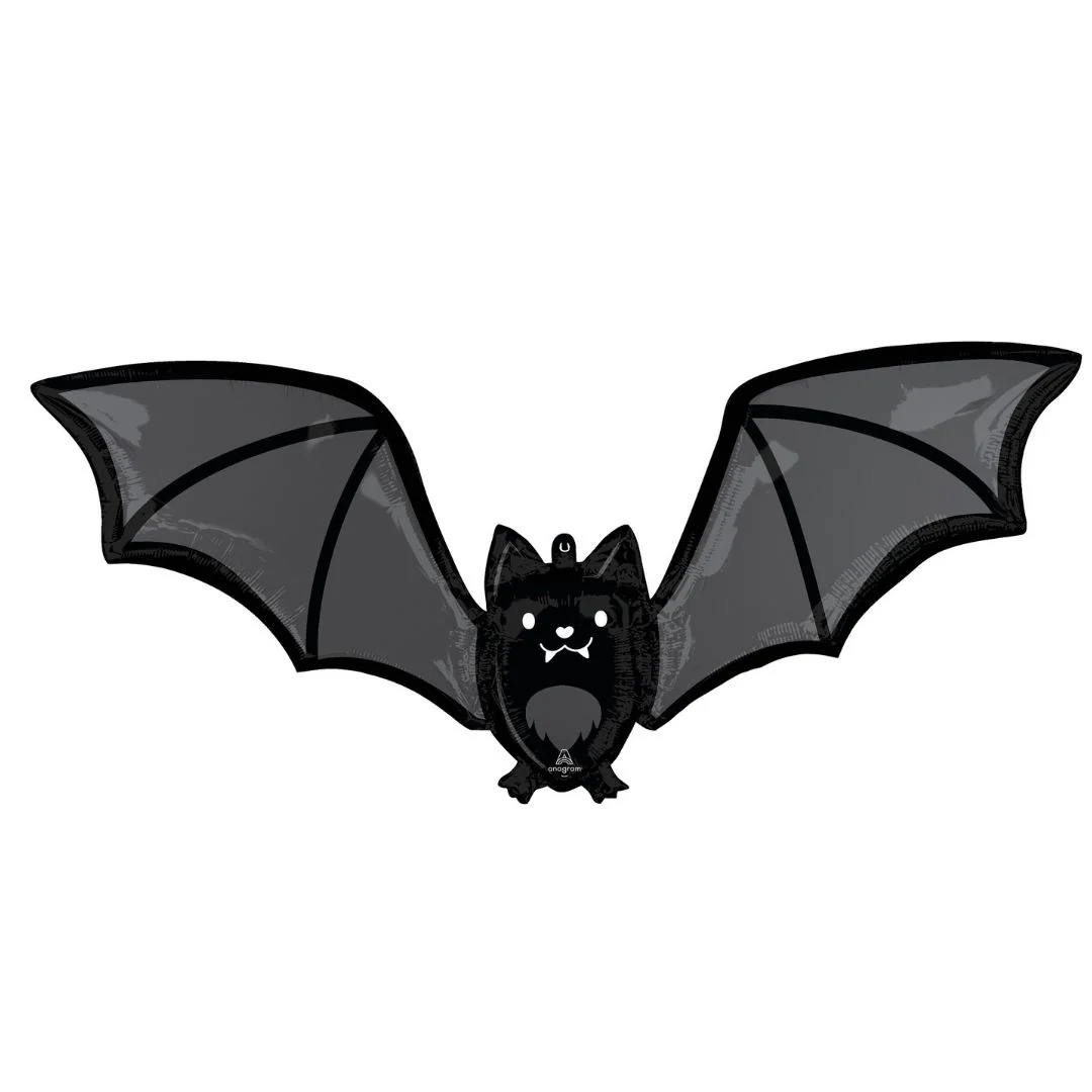 Anagram Glow Batty Bat 54" Supershape Foil Balloon (1)