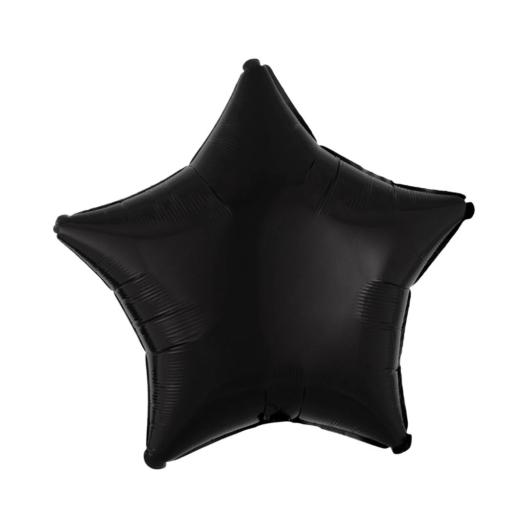 Anagram Black 18" Star Foil Balloon (1) Unpackaged