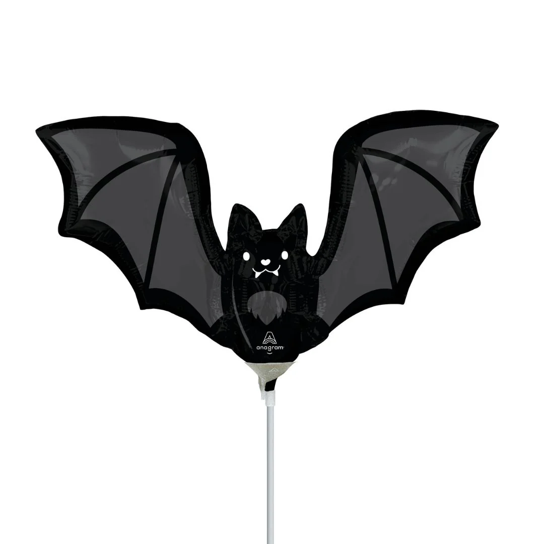 Anagram Glow Batty Bat Mini Air Filled 14" Foil Balloon (1)