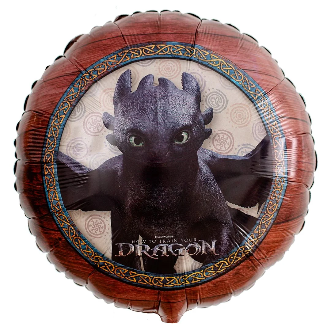 Anagram How to Train Your Dragon 18" Circle Foil Balloon (1)