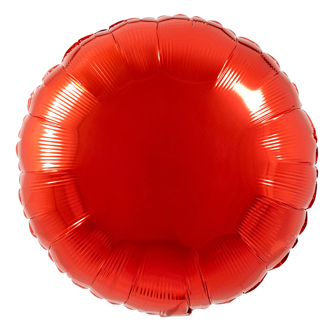 Anagram Metallic Red 18" Circle Foil Balloon (1)