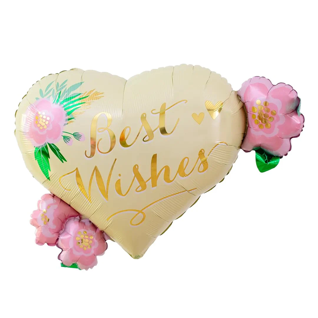 Anagram Natural Wedding 27" x 20" Supershape Foil Balloon (1)