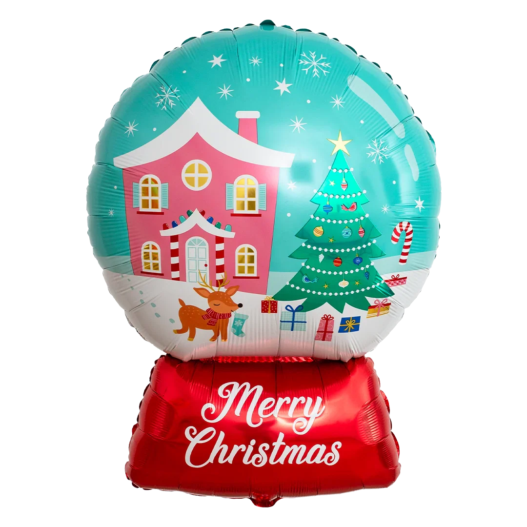 Anagram Nostalgic Wonderland Snowglobe 27" Supershape Foil Balloon (1)