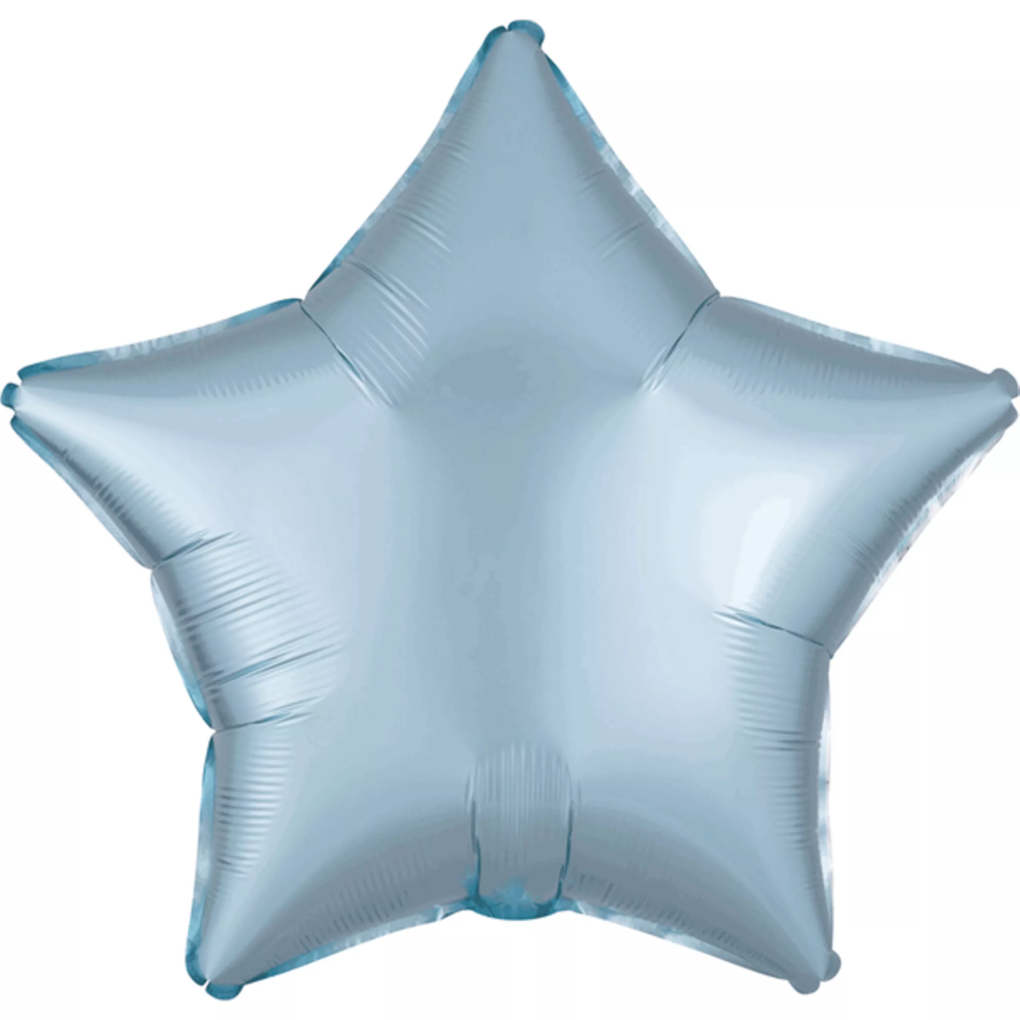 Anagram Satin Luxe Pastel Blue 18" Star Foil Balloon (1) Unpackaged