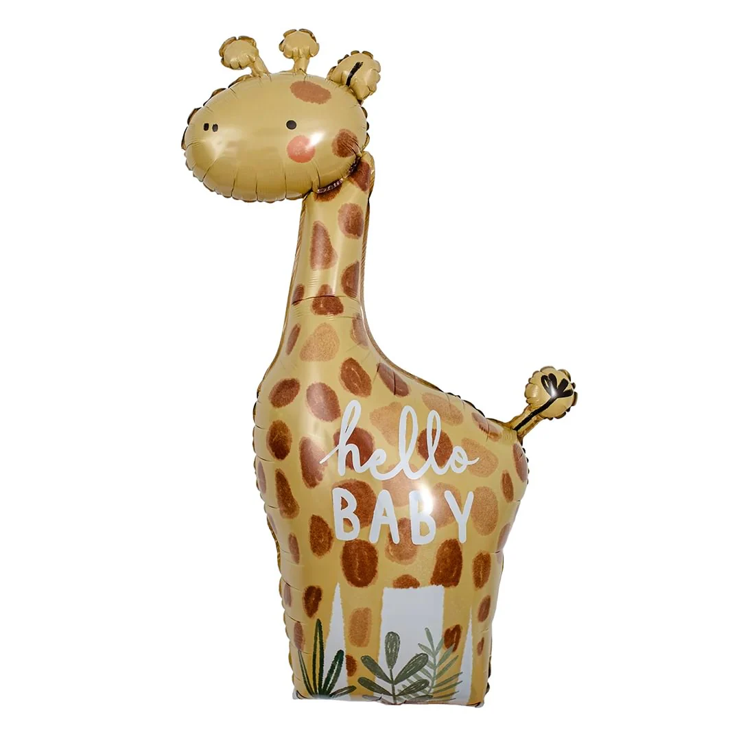 Anagram Soft Jungle Baby 42" Supershape Foil Balloon (1)