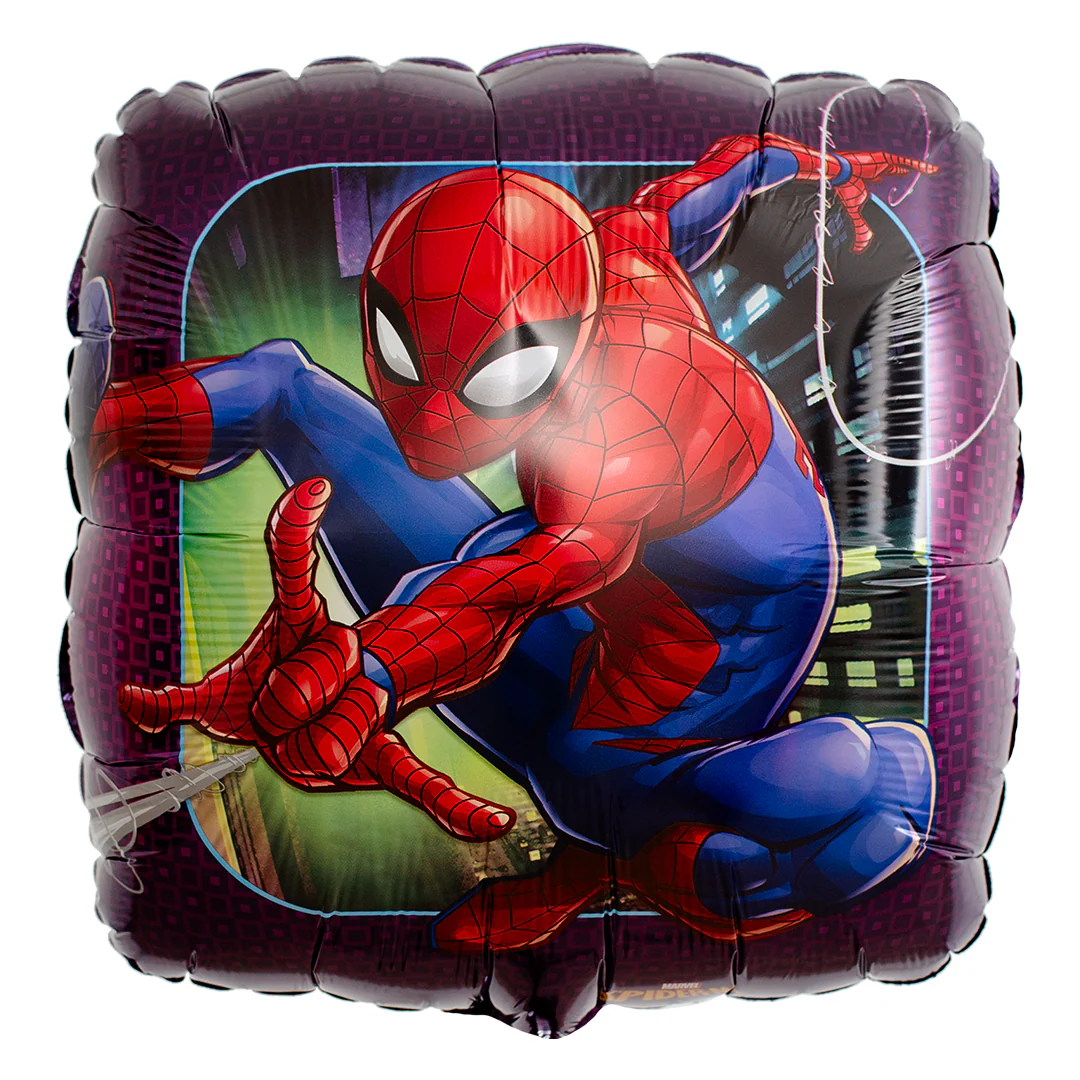 Anagram Spider-Man Animated 18" Square Foil Balloon (1)