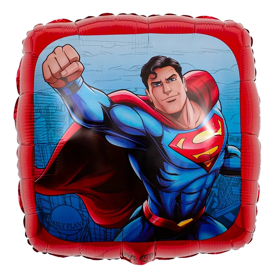 Anagram Superman 18" Square Foil Balloon (1)