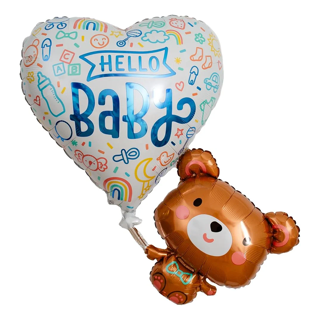 Anagram Sweet Baby Shapes Hello Baby 31" Supershape Foil Balloon (1)