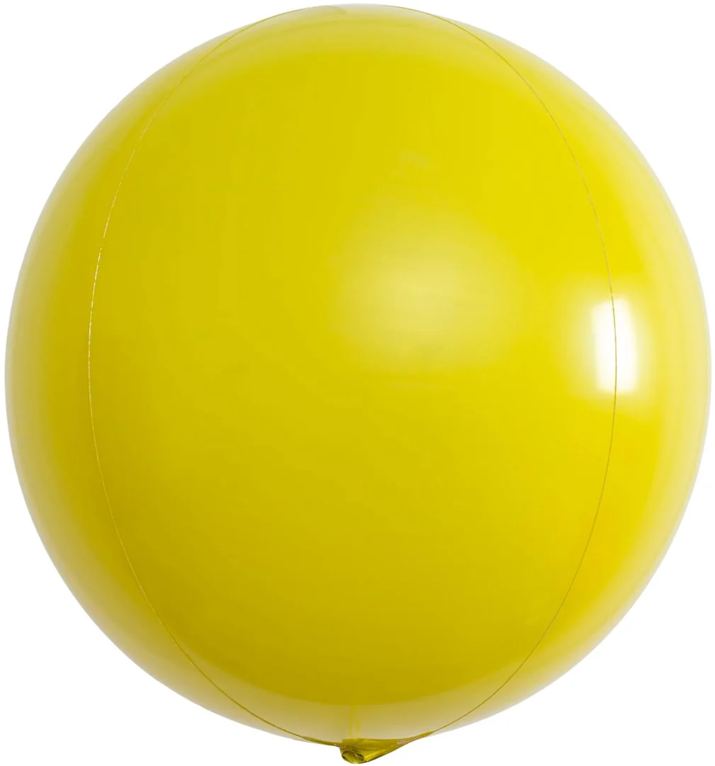 Anagram Vibrant Yellow 15" Orbz Foil Balloon (1)