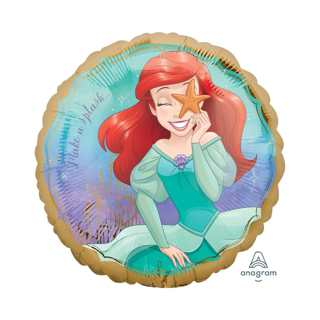 Anagram Ariel Once Upon A Time 18" Circle Foil Balloon (1)