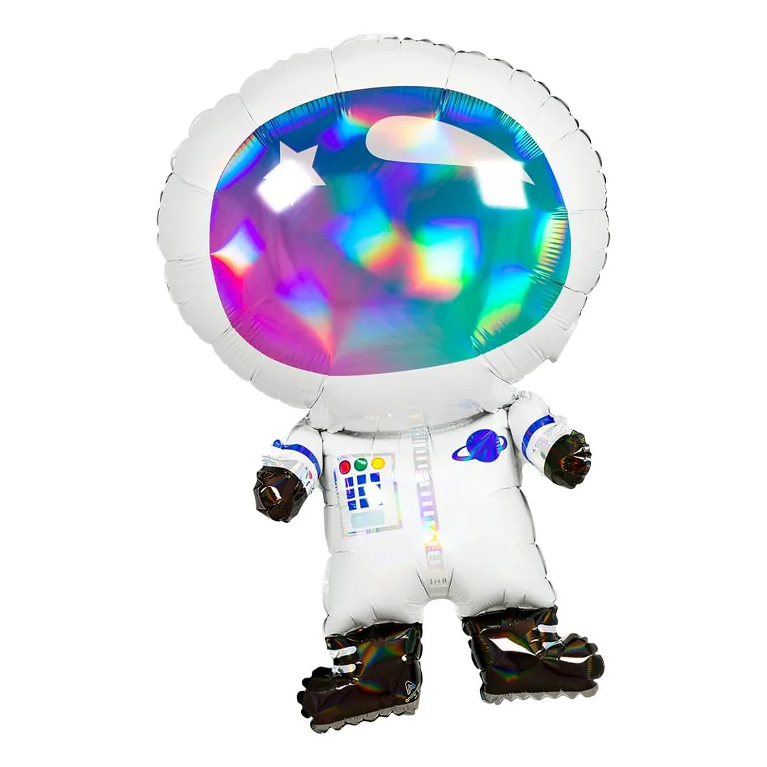 Anagram Astronaut Holographic SuperShape 30" Foil Balloon (1)