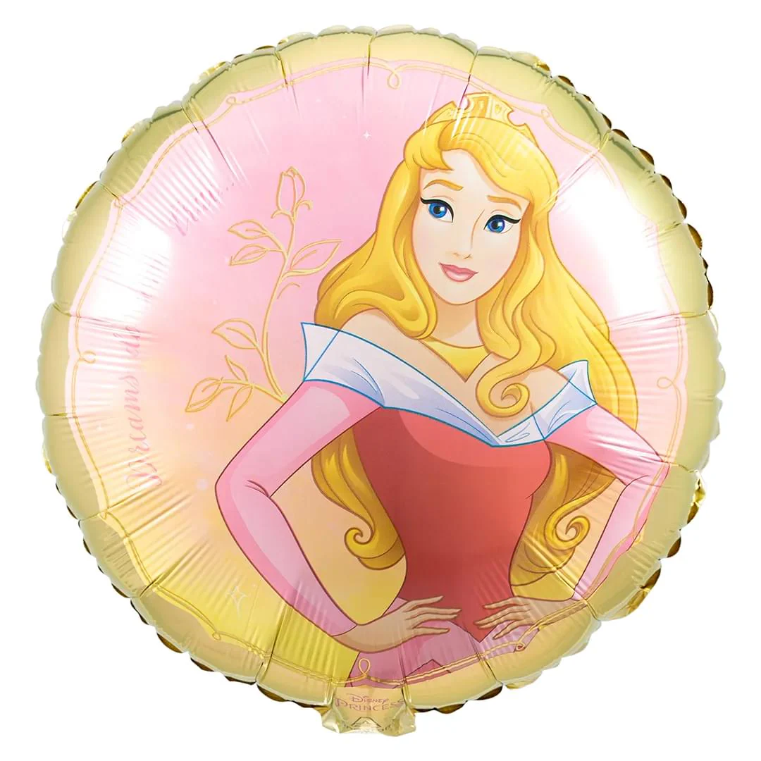 Anagram Aurora Once Upon A Time 18" Circle Foil Balloon (1)