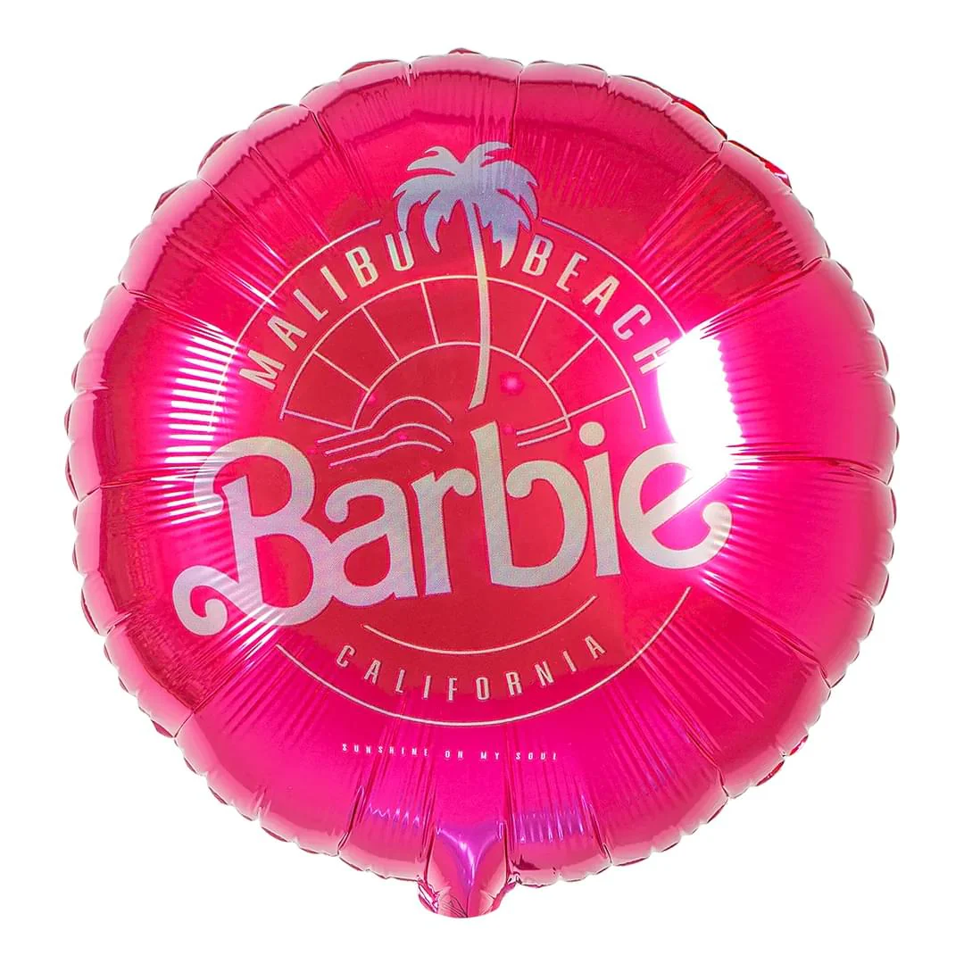 Anagram Barbie 18" Circle Foil Balloon (1)