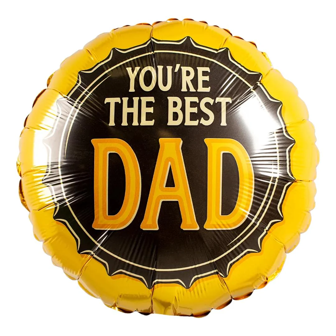 Best Dad Beer 18" Circle