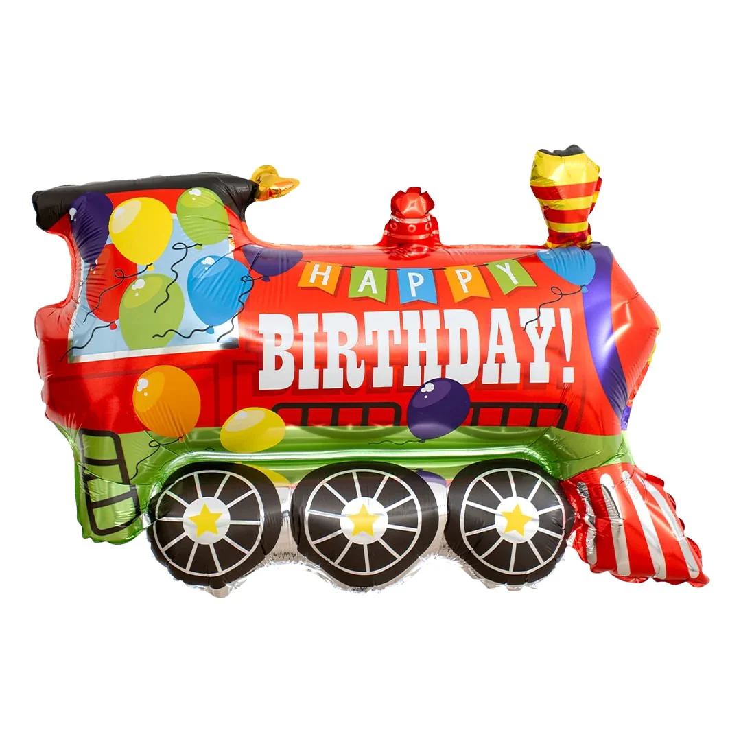 Birthday Party Train 37" Supershape