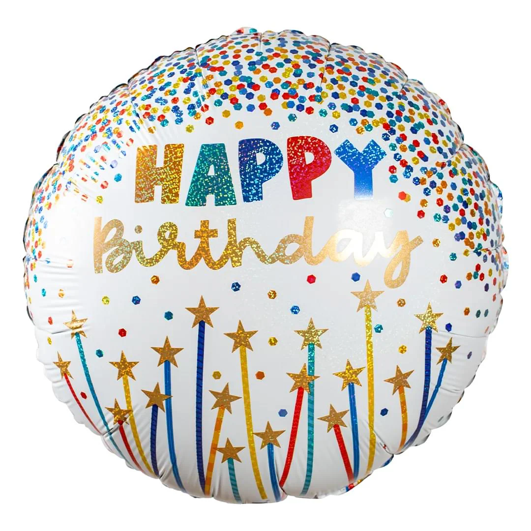 Birthday Star Candle 18" Circle
