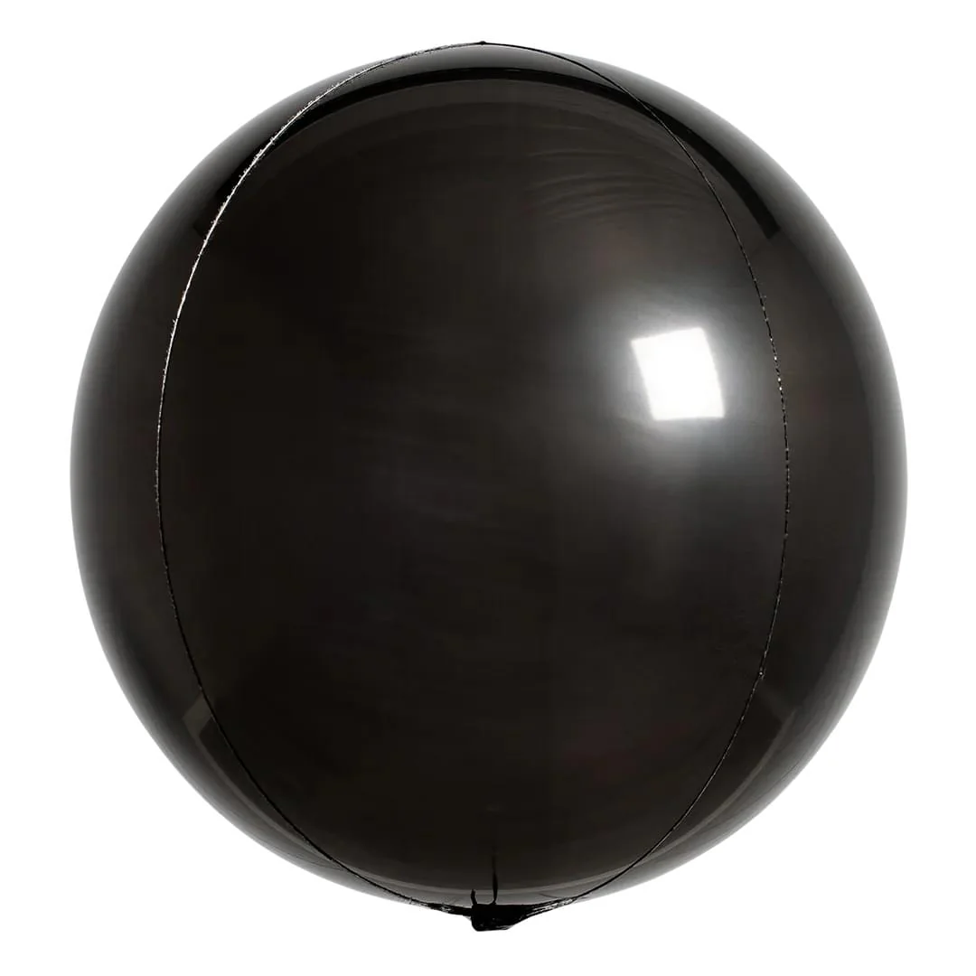 Anagram Black 15" Orbz Foil Balloon (1)