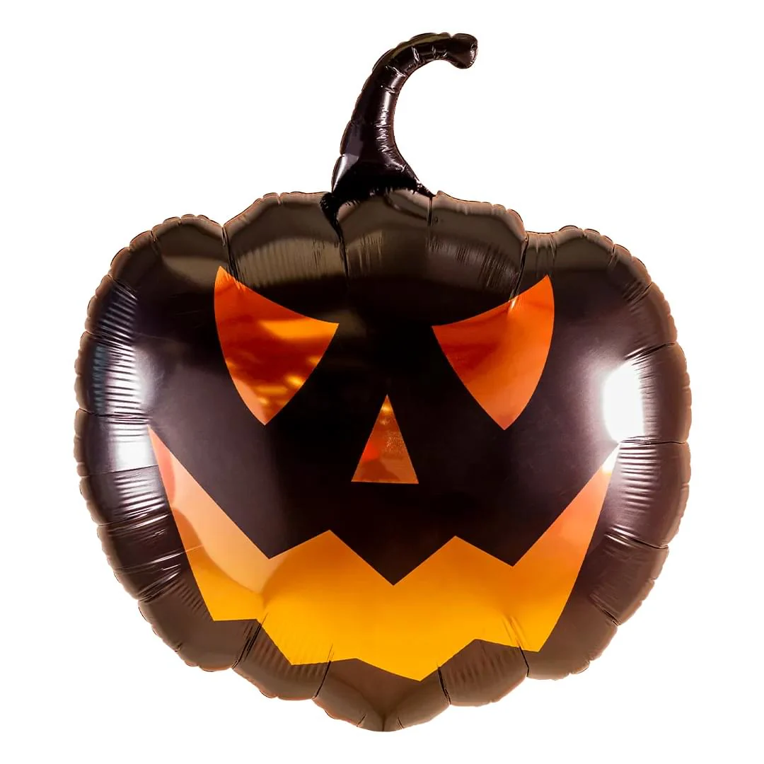 Qualatex Black Jack Pumpkin 35" Supershape Foil Balloon (1)