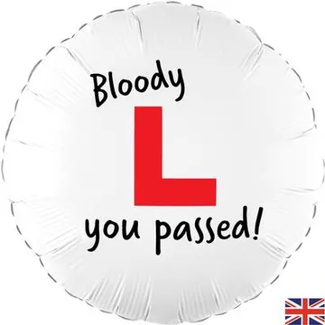 Oaktree Bloody L You Passed 18" Circle Foil Balloon (1)