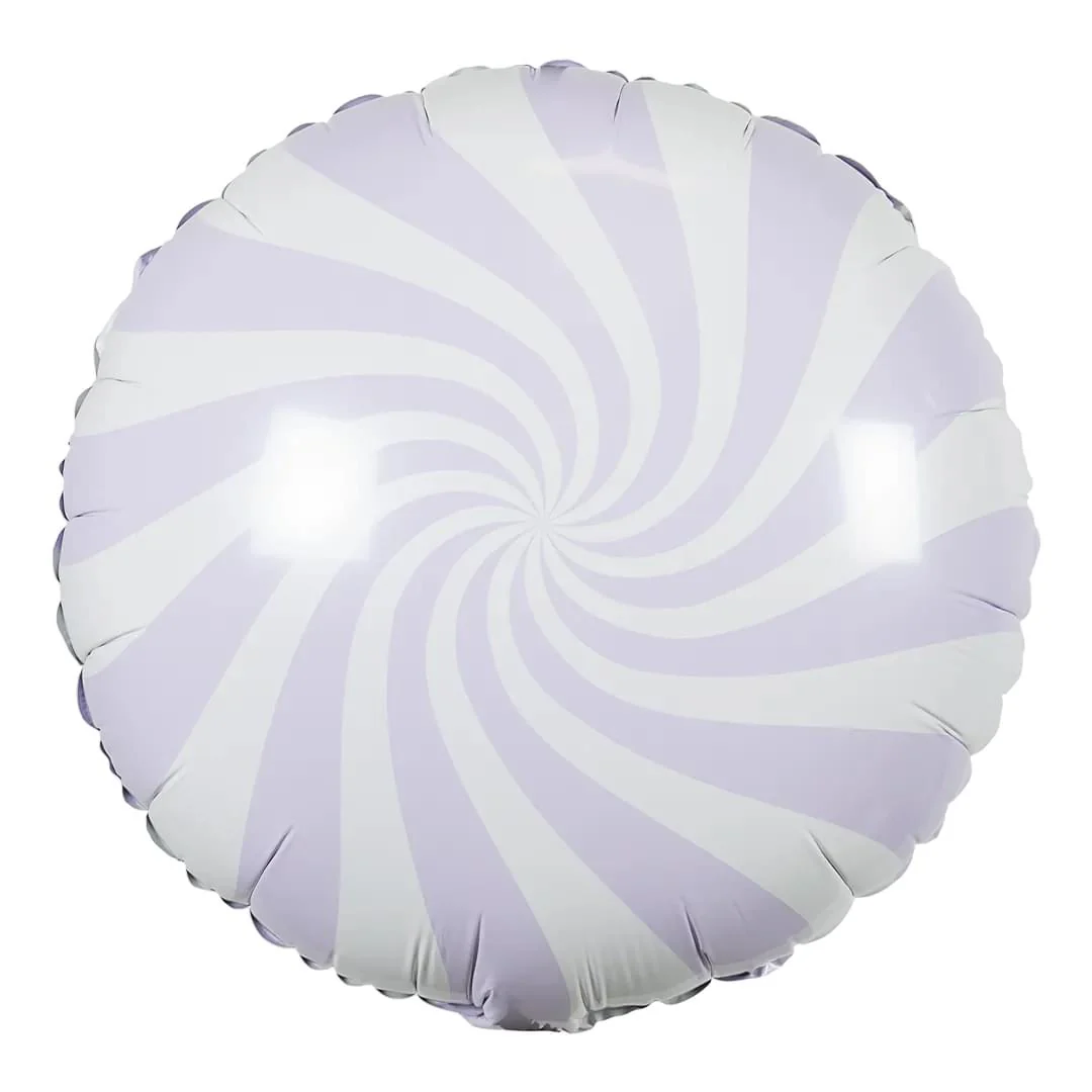 Candy Swirl - Light Lilac 18" Circle party deco