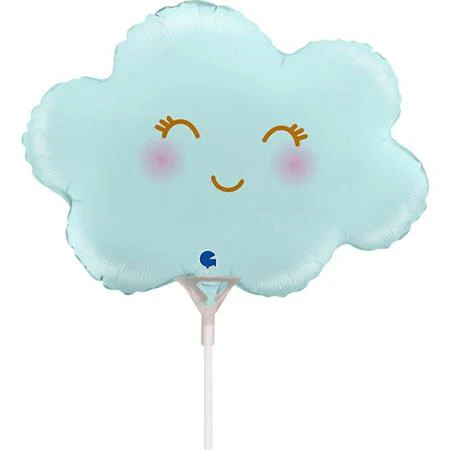 Cloud Satin Pastel Blue Mini