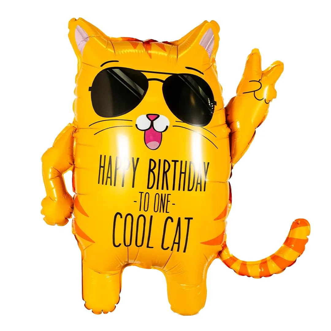 Cool Cat Birthday Supershape