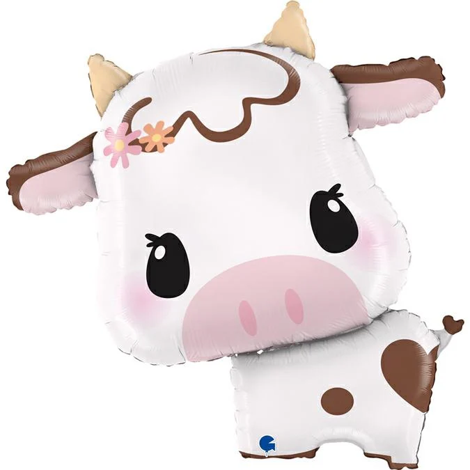 Cute Cow 25" Supershape Packaged