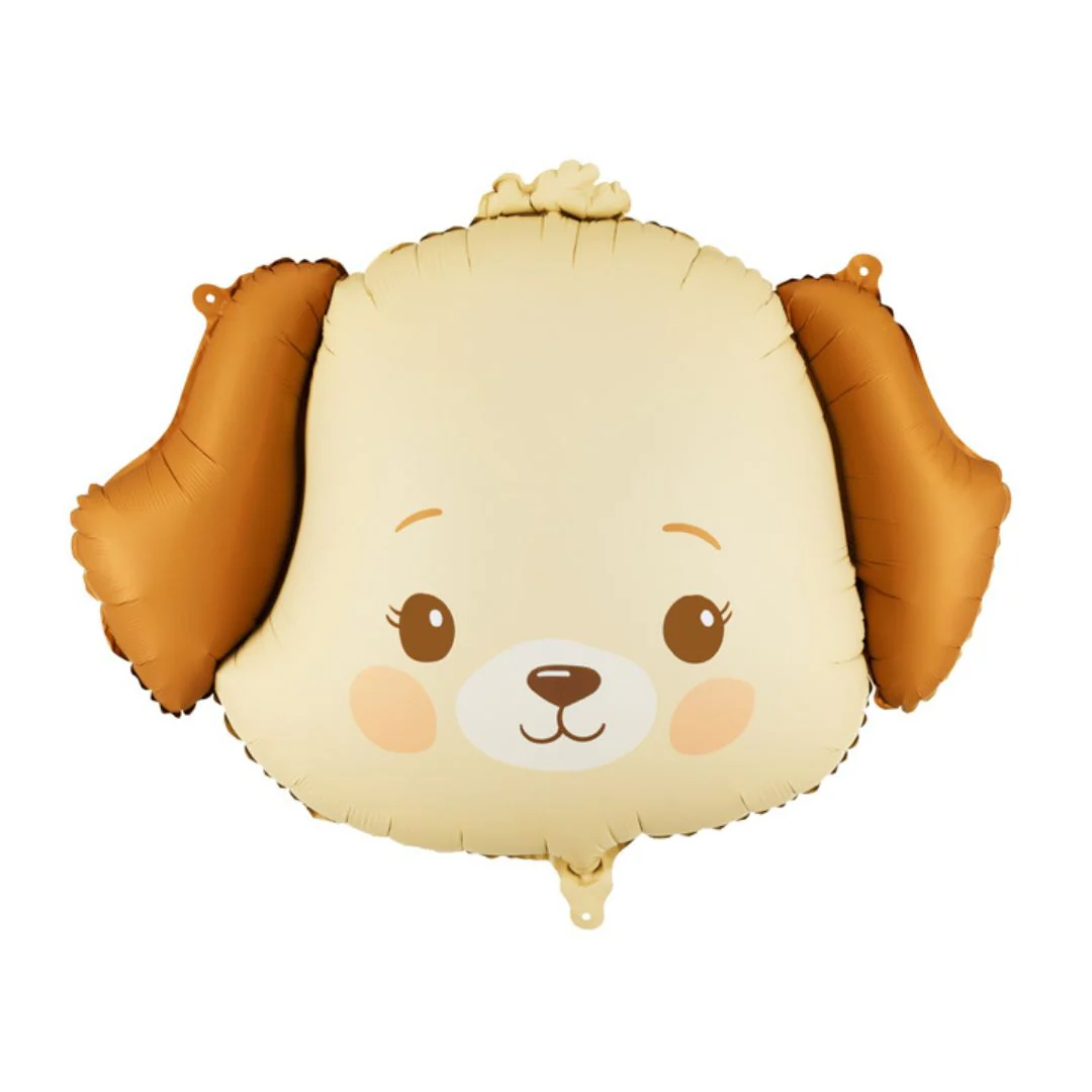 PartyDeco Dog Head 25" x 19" Supershape Foil Balloon (1)