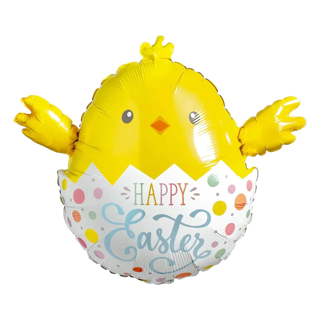 Betallic Easter Egg Chick 33" Supershape Foil Balloon (1)
