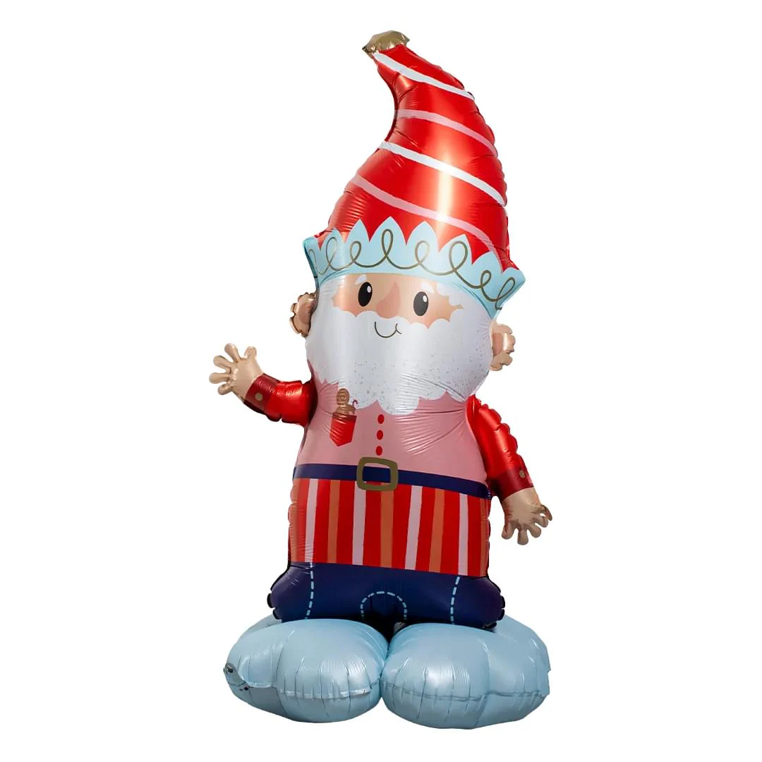 Grabo Father Christmas Standing Elf Airloonz 52" Foil Balloon (1)