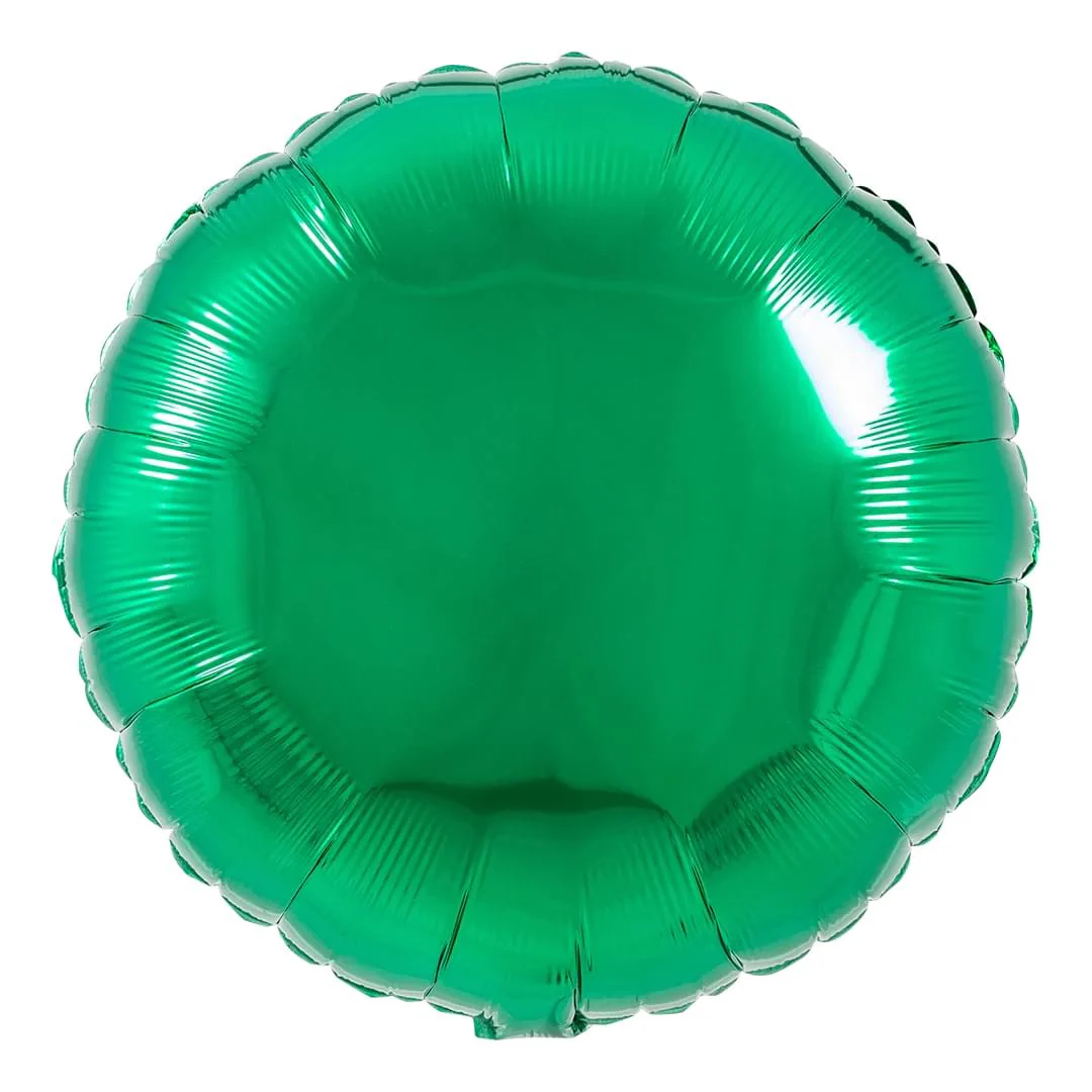 Qualatex Emerald Green 18" Circle Unpackaged