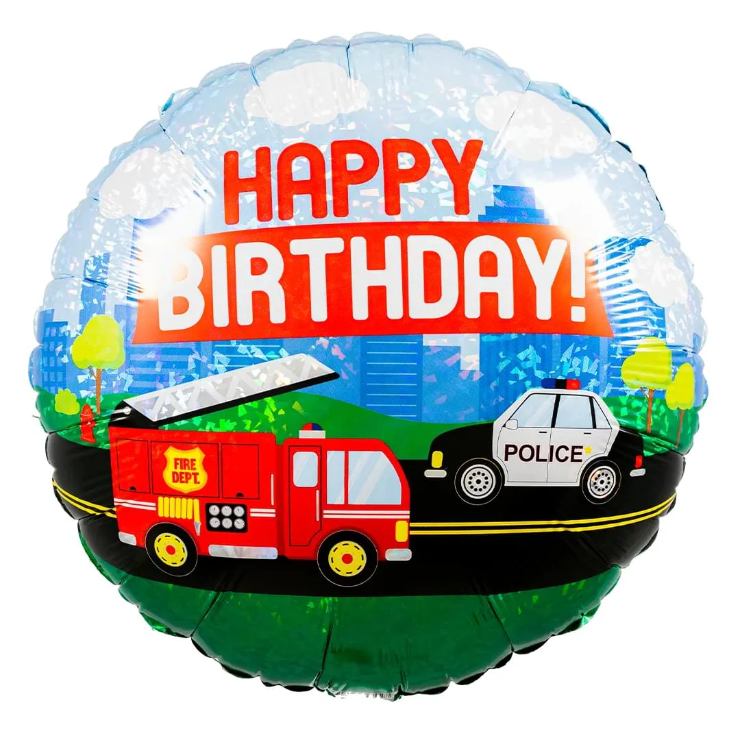 Emergency B-Day 18" Circle