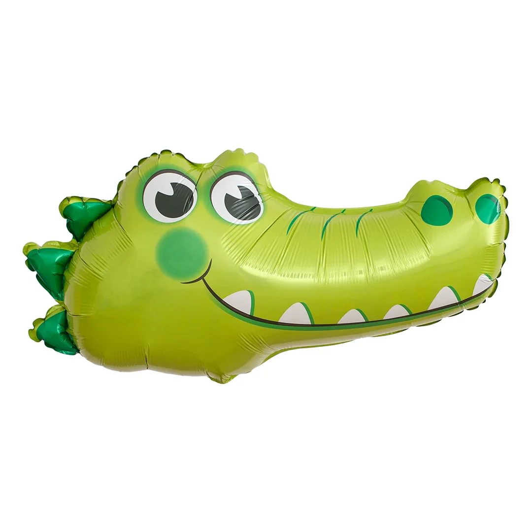 FlexMetal Crocodile Head 31" Supershape Foil Balloon (1)