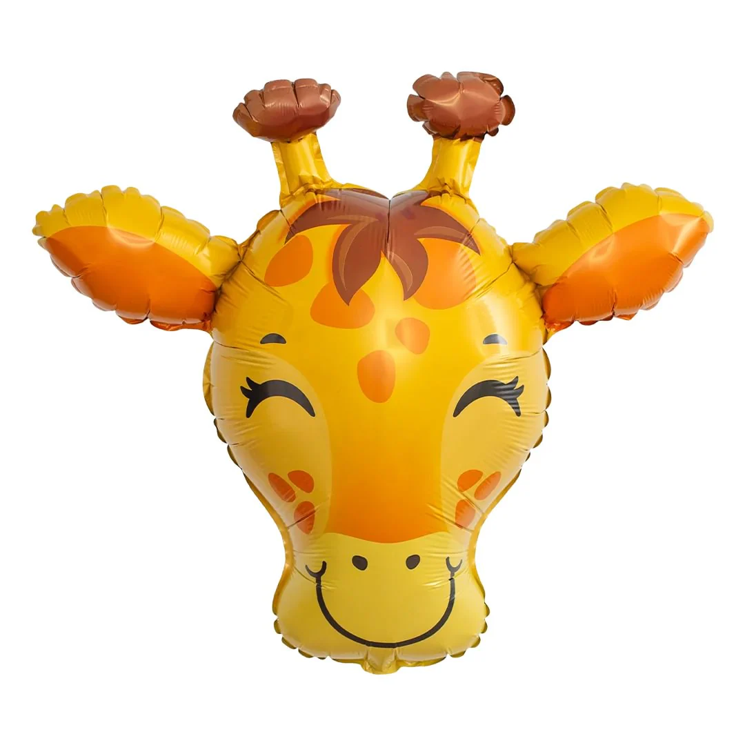 FlexMetal Giraffe Head 31" Supershape Foil Balloon (1)