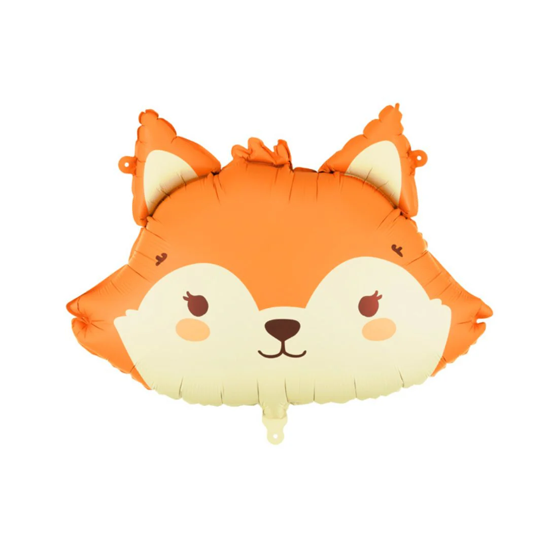 PartyDeco Fox Head 22" x 17" Supershape Foil Balloon (1)