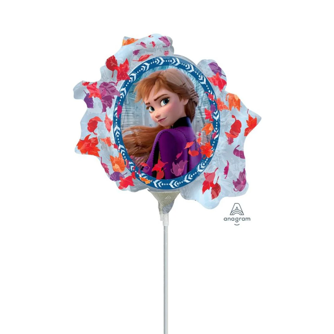 Anagram Frozen 2 Satin Minishape Air filled 9 Foil Balloon (1) - Image 2