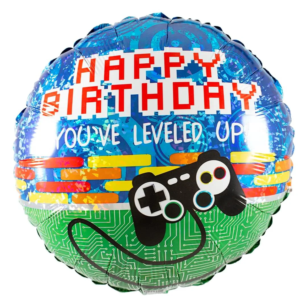 Game Controller Birthday 18" Circle