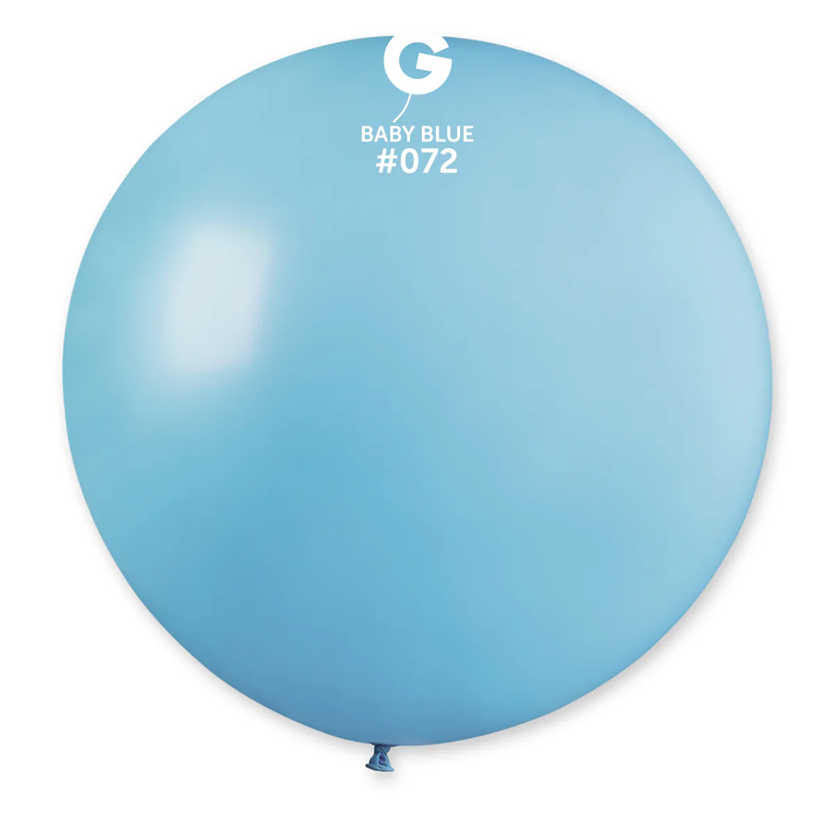 Gemar Macaron Baby Blue Latex Balloons #072 Various Sizes - Image 4