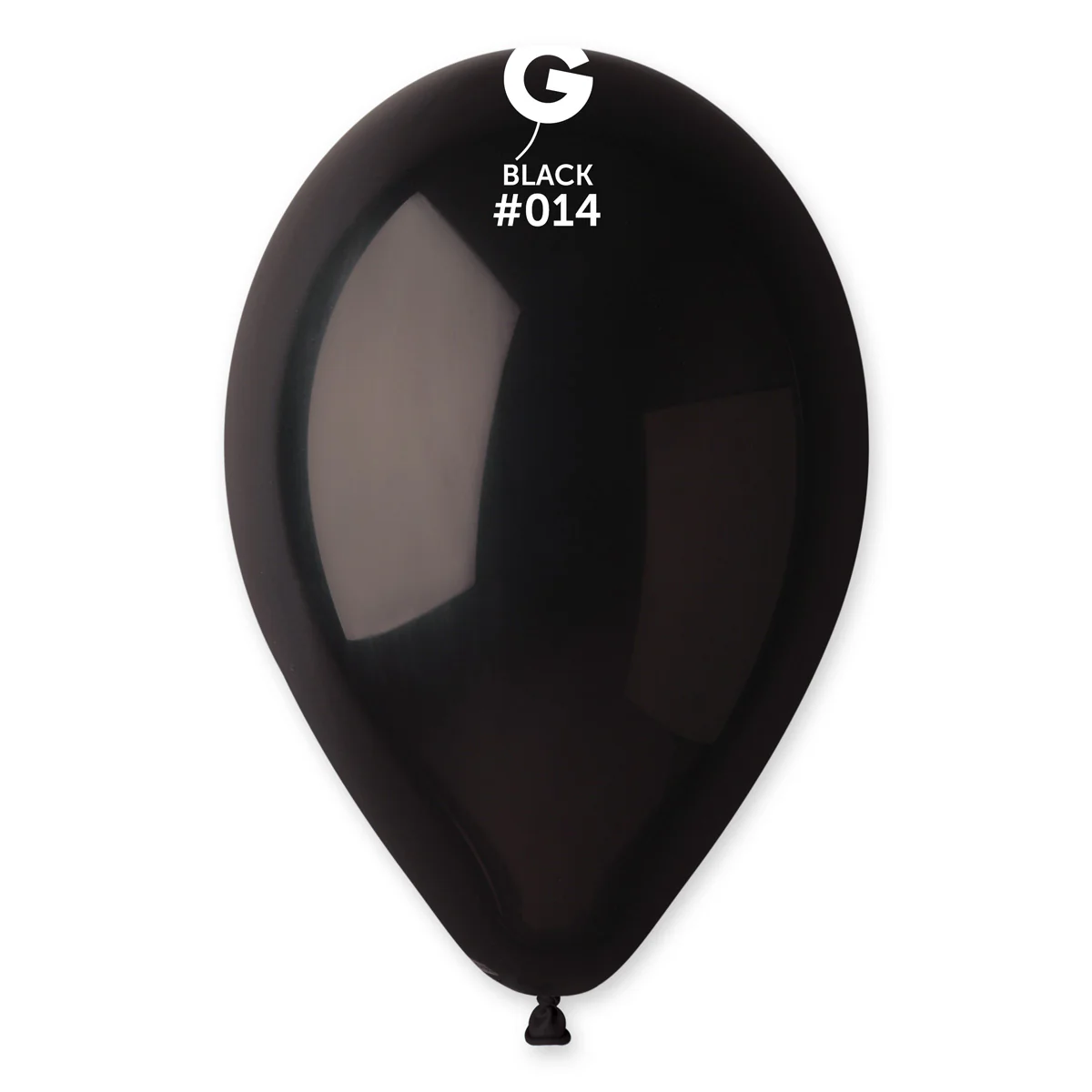 Gemar Standard Black #014 Latex Balloons - Various Sizes - Image 3
