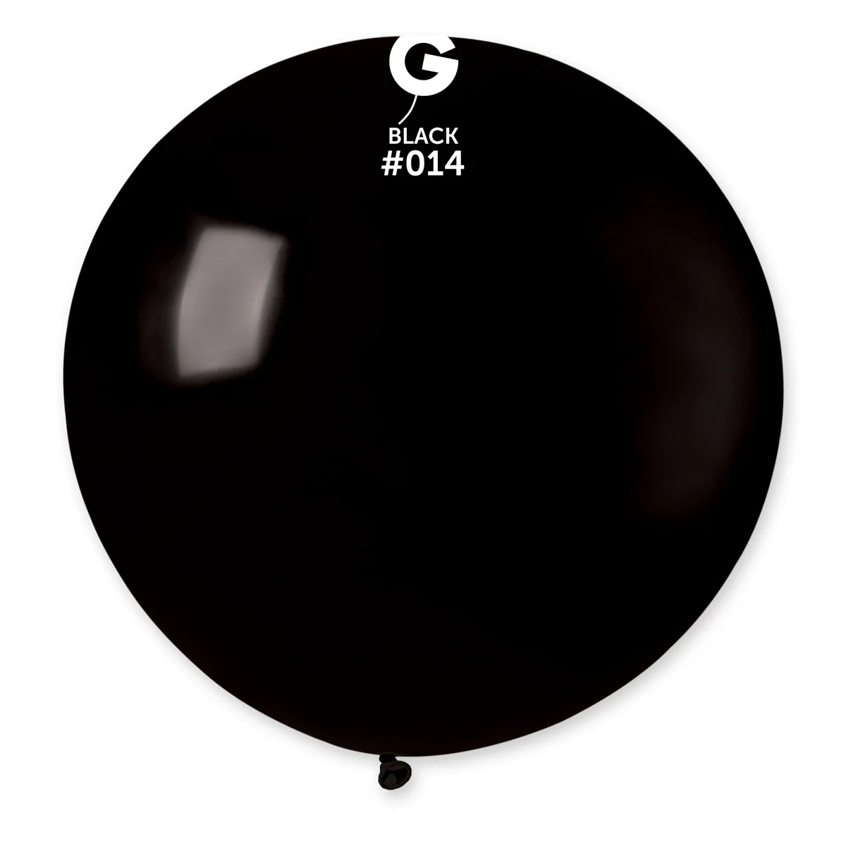 Gemar Standard Black #014 Latex Balloons - Various Sizes - Image 4