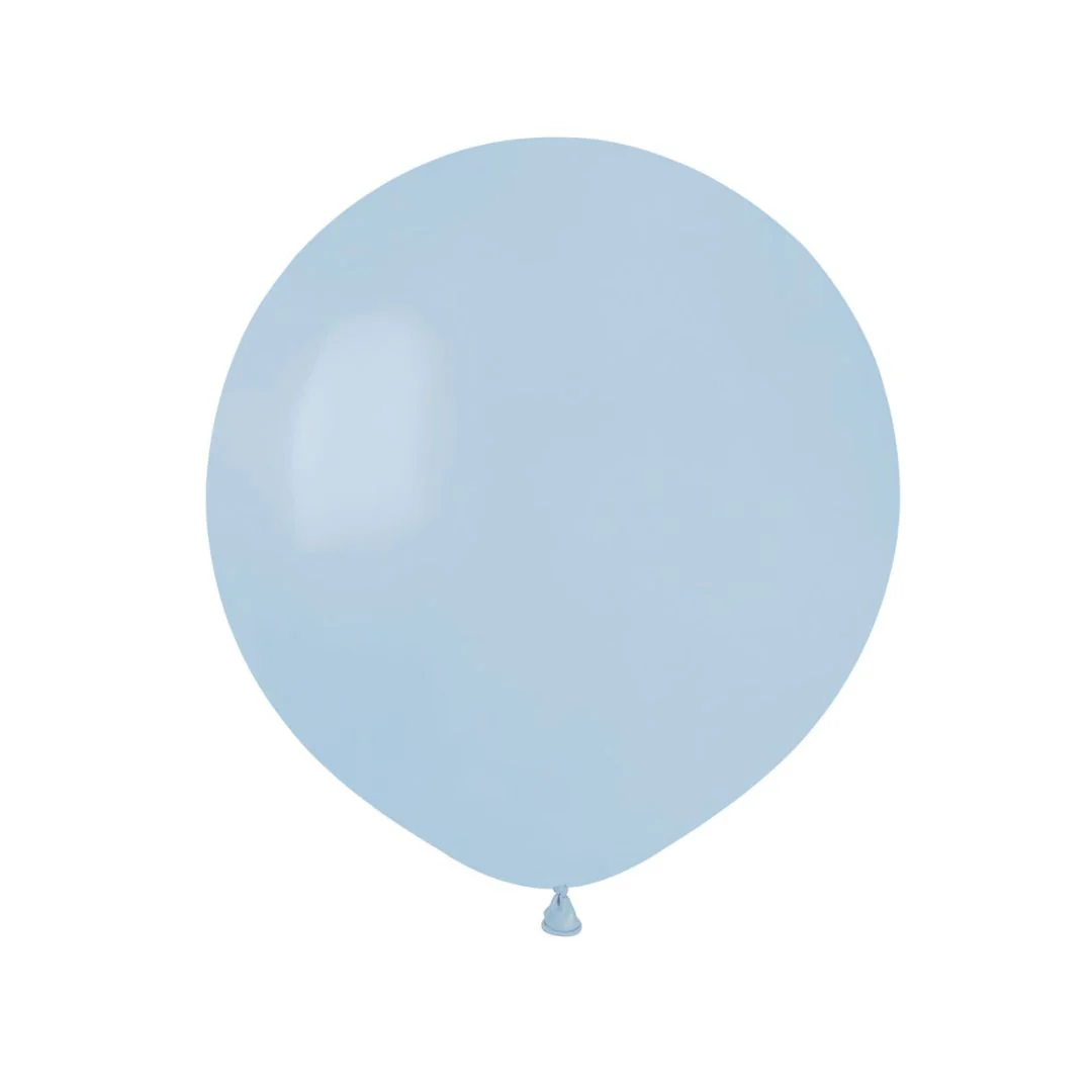 Gemar Marshmallow Powder Blue Latex Balloons - Various Sizes - Image 3