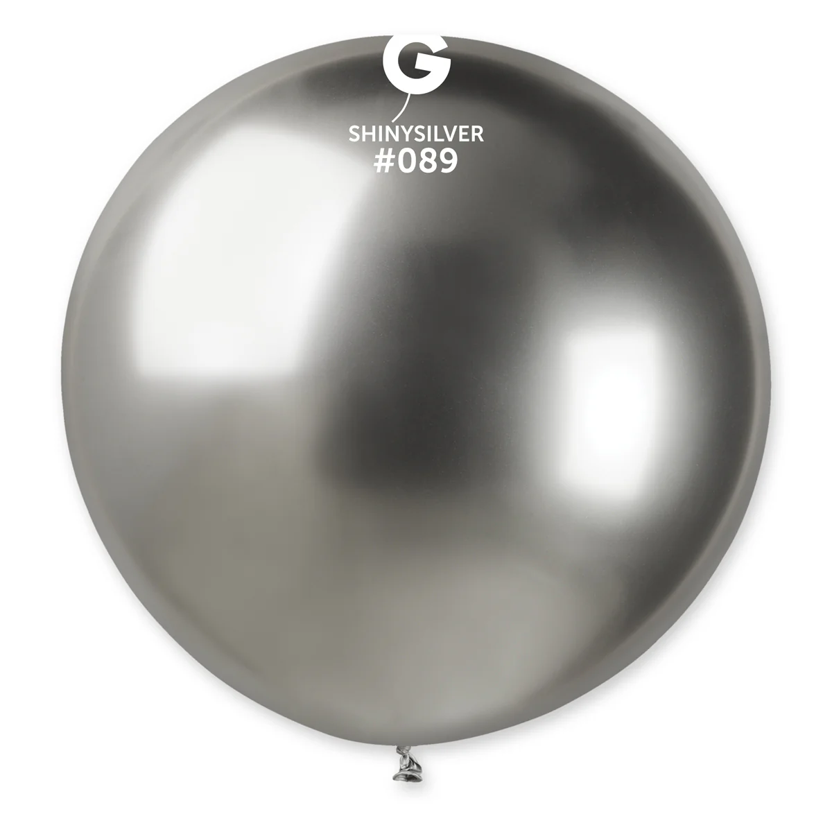 Gemar Shiny Silver Balloons #089 - Various Sizes - Image 4