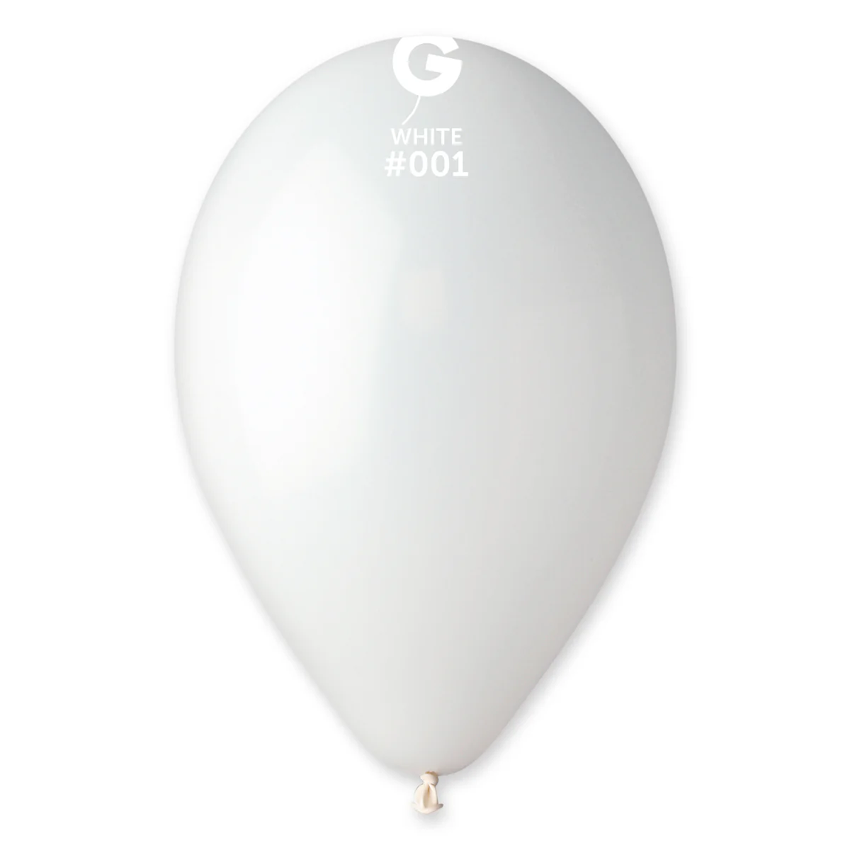 Gemar Standard White Latex Balloons #001 - Various Sizes - Image 3