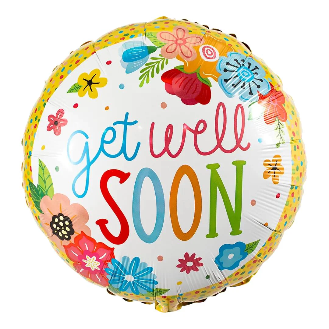 Get Well Floral 18" Round