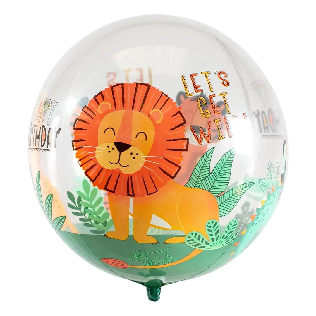 Anagram Get Wild Birthday 15" Orbz Balloon (1)