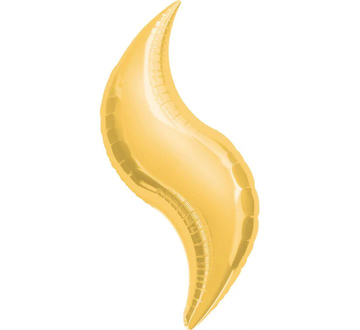 Anagram Gold 28" Curve Foil Balloon (1)
