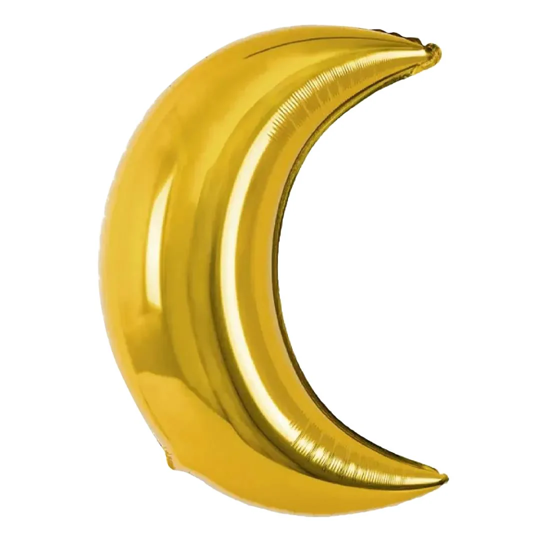 Gold Moon Crescent 60cm (PartyDeco)