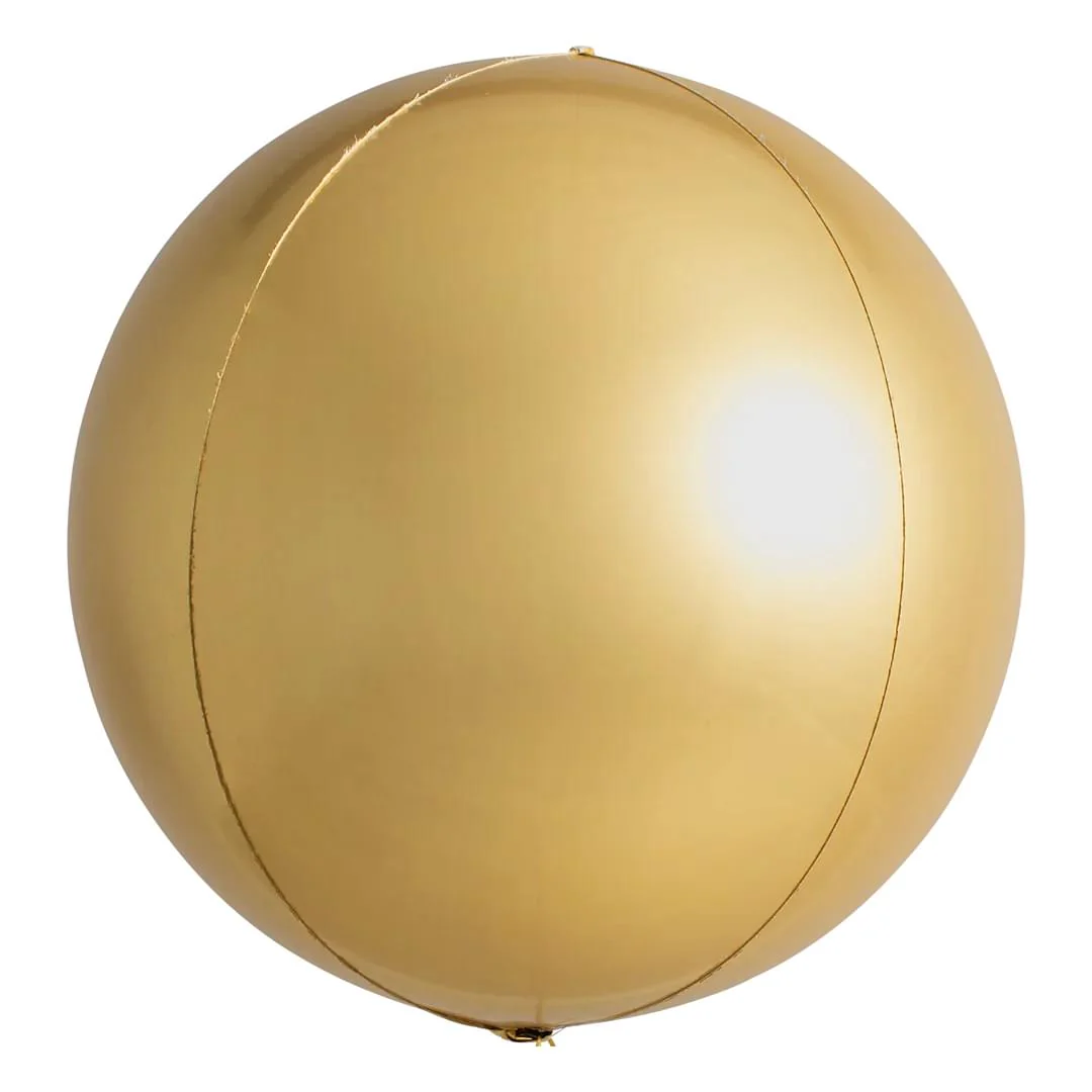 Gold Satin 15" Globe